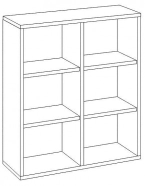 Стеллаж Домино СУ(ш2в1) в Воткинске - votkinsk.mebel24.online | фото 3