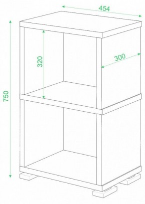 Стеллаж-колонка Домино СБ-15/2 в Воткинске - votkinsk.mebel24.online | фото 2