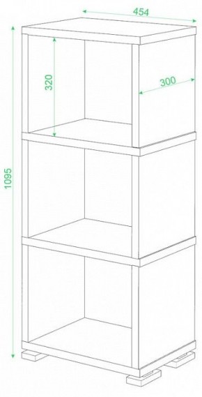 Стеллаж-колонка Домино СБ-15/3 в Воткинске - votkinsk.mebel24.online | фото 3