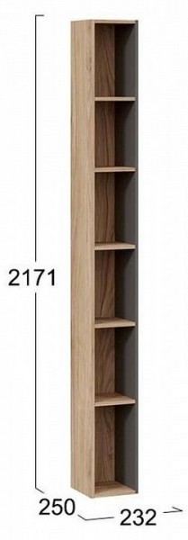Стеллаж-колонка Порто ТД-393.07.25 в Воткинске - votkinsk.mebel24.online | фото 3