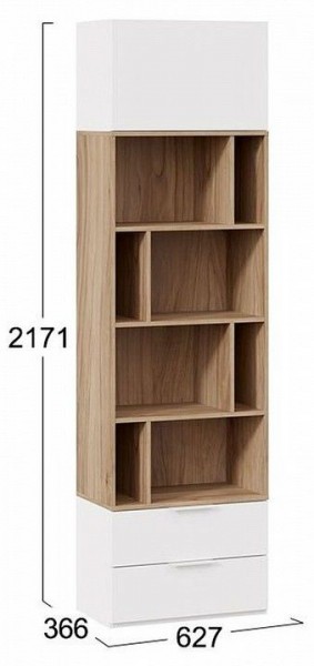 Стеллаж комбинированный Порто Исп. 2 ТД-393.07.20 в Воткинске - votkinsk.mebel24.online | фото 5
