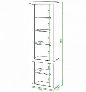 Стеллаж комбинированный Toivo ВтВ в Воткинске - votkinsk.mebel24.online | фото 2