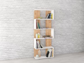 Стеллаж Ромео-1 Дуб крафт золотой/Белый в Воткинске - votkinsk.mebel24.online | фото
