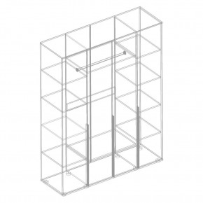 СТИЛ Шкаф 4-ств для одежды в Воткинске - votkinsk.mebel24.online | фото 2