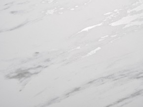 Стол BELLUNO 160 MARBLES KL-99 Белый мрамор матовый, итальянская керамика/ белый каркас, ®DISAUR в Воткинске - votkinsk.mebel24.online | фото 3