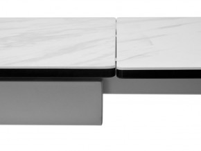 Стол BELLUNO 160 MARBLES KL-99 Белый мрамор матовый, итальянская керамика/ белый каркас, ®DISAUR в Воткинске - votkinsk.mebel24.online | фото 9