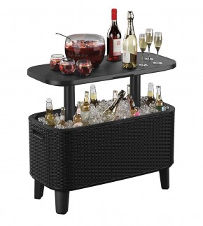 Стол Беви Бар (Bevy Bar Large Cool Bar), графит в Воткинске - votkinsk.mebel24.online | фото 3