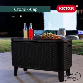 Стол Беви Бар (Bevy Bar Large Cool Bar), коричневый в Воткинске - votkinsk.mebel24.online | фото 4