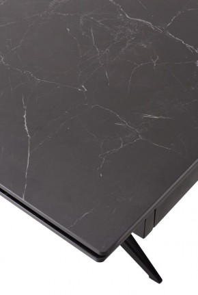 Стол FORIO 160 MATT BLACK MARBLE SOLID CERAMIC / BLACK, ®DISAUR в Воткинске - votkinsk.mebel24.online | фото 9