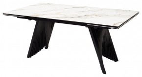 Стол IVAR 180 MARBLES KL-188 Контрастный мрамор, итальянская керамика, ®DISAUR в Воткинске - votkinsk.mebel24.online | фото 1
