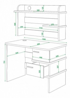 Стол компьютерный Домино нельсон СД-15 в Воткинске - votkinsk.mebel24.online | фото 3