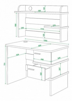 Стол компьютерный Домино нельсон СД-15 в Воткинске - votkinsk.mebel24.online | фото 3