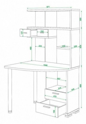 Стол компьютерный Домино нельсон СК-20 в Воткинске - votkinsk.mebel24.online | фото 5