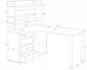 Стол компьютерный Домино нельсон СР-145М в Воткинске - votkinsk.mebel24.online | фото 2