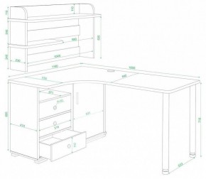 Стол компьютерный Домино нельсон СР-165М в Воткинске - votkinsk.mebel24.online | фото 2