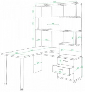 Стол компьютерный Домино нельсон СР-420/130 в Воткинске - votkinsk.mebel24.online | фото 2