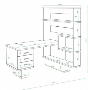 Стол компьютерный Домино нельсон СР-520 в Воткинске - votkinsk.mebel24.online | фото 2