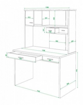 Стол компьютерный Домино СК-60 в Воткинске - votkinsk.mebel24.online | фото 2