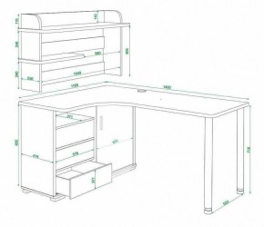 Стол компьютерный Домино СР-145М в Воткинске - votkinsk.mebel24.online | фото 5