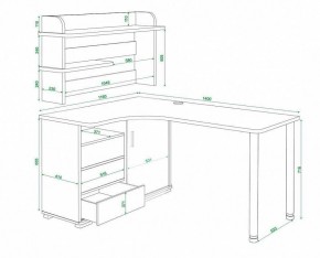 Стол компьютерный Домино СР-145М в Воткинске - votkinsk.mebel24.online | фото 5