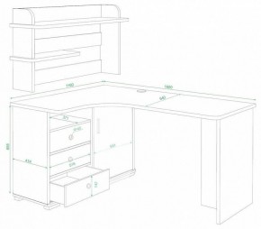 Стол компьютерный Домино СР-165 в Воткинске - votkinsk.mebel24.online | фото 3