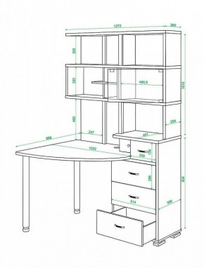 Стол компьютерный Домино СР-320 в Воткинске - votkinsk.mebel24.online | фото 4