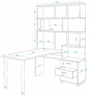 Стол компьютерный Домино СР-420/130 в Воткинске - votkinsk.mebel24.online | фото 2