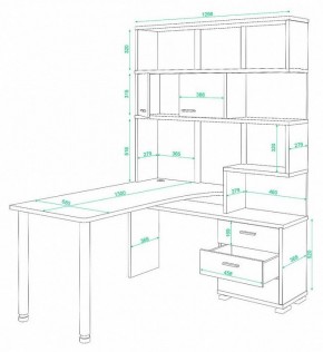 Стол компьютерный Домино СР-420/130 в Воткинске - votkinsk.mebel24.online | фото 2