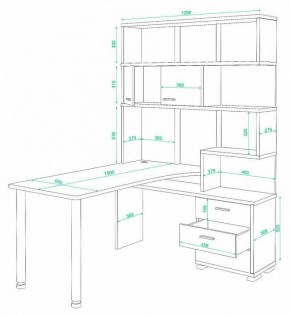 Стол компьютерный Домино СР-420/150 в Воткинске - votkinsk.mebel24.online | фото 2