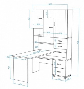 Стол компьютерный Домино СР-620/140 в Воткинске - votkinsk.mebel24.online | фото 3