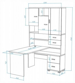 Стол компьютерный Домино СР-620-160 в Воткинске - votkinsk.mebel24.online | фото 2