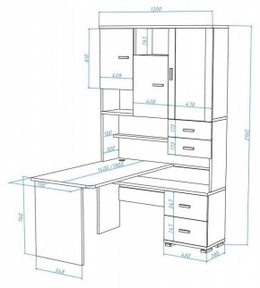 Стол компьютерный Домино СР-620/180 в Воткинске - votkinsk.mebel24.online | фото 2