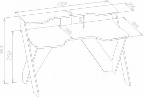 Стол компьютерный КСТ-118 в Воткинске - votkinsk.mebel24.online | фото 3