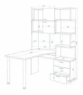 Стол компьютерный Латте СР-500М190 в Воткинске - votkinsk.mebel24.online | фото 2
