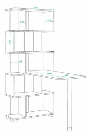 Стол компьютерный СЛ-5СТ в Воткинске - votkinsk.mebel24.online | фото 2