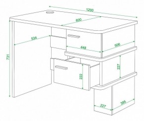 Стол письменный Домино СД-15С в Воткинске - votkinsk.mebel24.online | фото 3