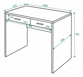 Стол письменный Домино СП-22С в Воткинске - votkinsk.mebel24.online | фото 3