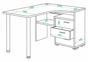 Стол письменный Домино СР-132С-130 в Воткинске - votkinsk.mebel24.online | фото 2