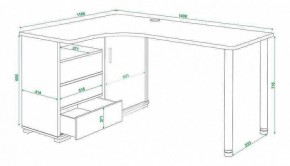 Стол письменный Домино СР-145СМ в Воткинске - votkinsk.mebel24.online | фото 5