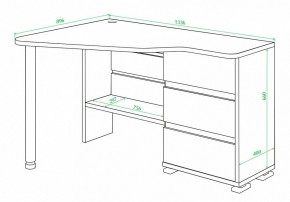 Стол письменный Домино СР-322С в Воткинске - votkinsk.mebel24.online | фото 2