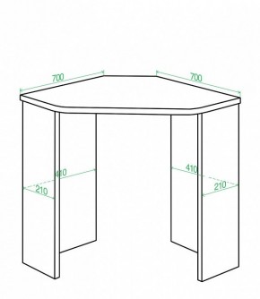 Стол письменный Нельсон Lite СКЛ-Угл70 в Воткинске - votkinsk.mebel24.online | фото 2