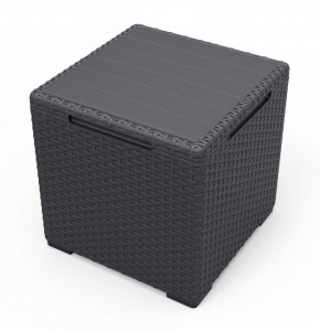 Стол с функцией хранения Виго (Vigo storage box) графит в Воткинске - votkinsk.mebel24.online | фото 2