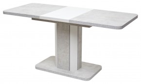 Стол STORK 120 Белый бетон/ Белый М-City в Воткинске - votkinsk.mebel24.online | фото 1