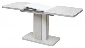 Стол STORK 120 Белый бетон/ Белый М-City в Воткинске - votkinsk.mebel24.online | фото 4