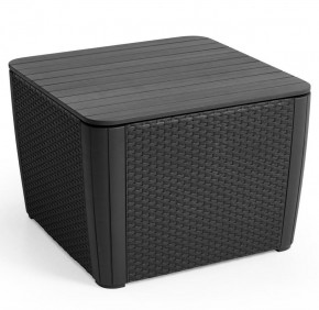 Стол-сундук Лузон Плюс (Luzon Plus Flat Wicker), графит в Воткинске - votkinsk.mebel24.online | фото 3