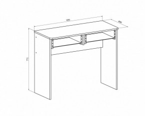 Стол туалетный Эконом Стандарт ТС-25 в Воткинске - votkinsk.mebel24.online | фото 7