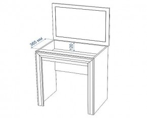 Стол туалетный Нобиле СтТ-70 в Воткинске - votkinsk.mebel24.online | фото 2