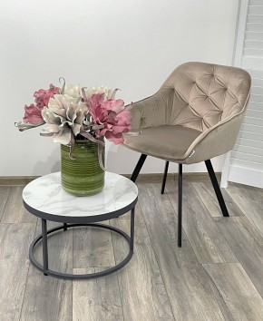 Стул GALE 360 град. поворот. BLUVEL-40 BEIGE, велюр/ черный каркас, М-City в Воткинске - votkinsk.mebel24.online | фото 2