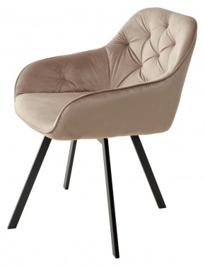 Стул GALE 360 град. поворот. BLUVEL-40 BEIGE, велюр/ черный каркас, М-City в Воткинске - votkinsk.mebel24.online | фото 5