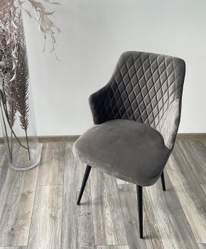 Стул HERMAN 360 град. ГРАФИТ #14, велюр / черный каркас М-City в Воткинске - votkinsk.mebel24.online | фото 3